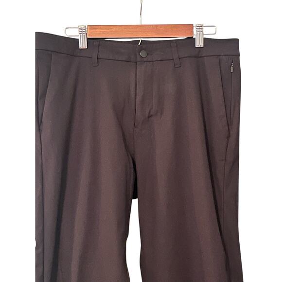 Lululemon Commission Pant Slim Warpstreme •Men 34x29• Black Stretch Pants M5439S - Picture 7 of 11